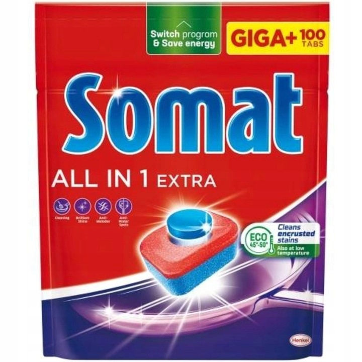 Levně Somat All in One Extra tablety do myčky 100 kusů