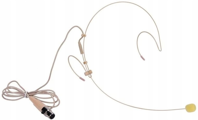 MIKROFON NAGŁOWNY W KOLORZE SKÓRY WOKALOWY DO WYSTĘPÓW NA SCENIE DNA HM-01B Stan opakowania oryginalne