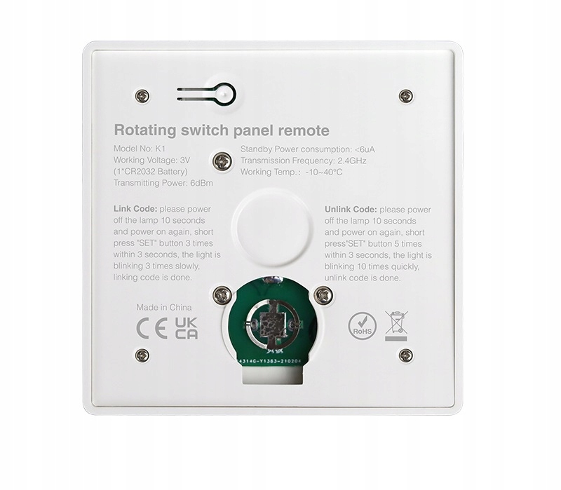 Pilot naścienny ściemniacz LED MiBoxer K1 biały Marka Mi-Light