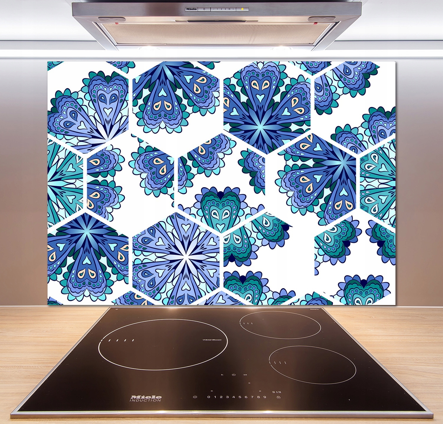 

Panel do kuchni Elementy mandali 100x70 cm + Klej