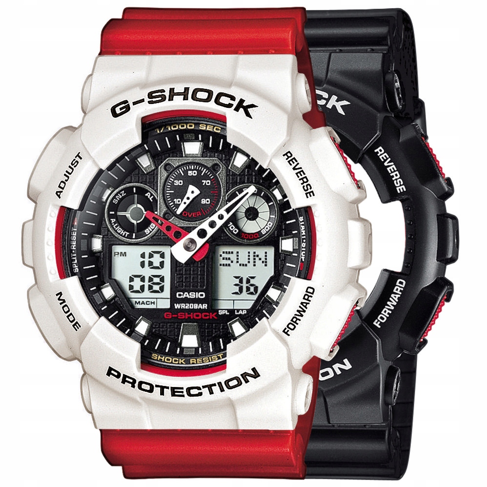 Hodinky Casio G-Shock Set GA-100-1A4ER Bezel 10395292 Pásek 10395226 20