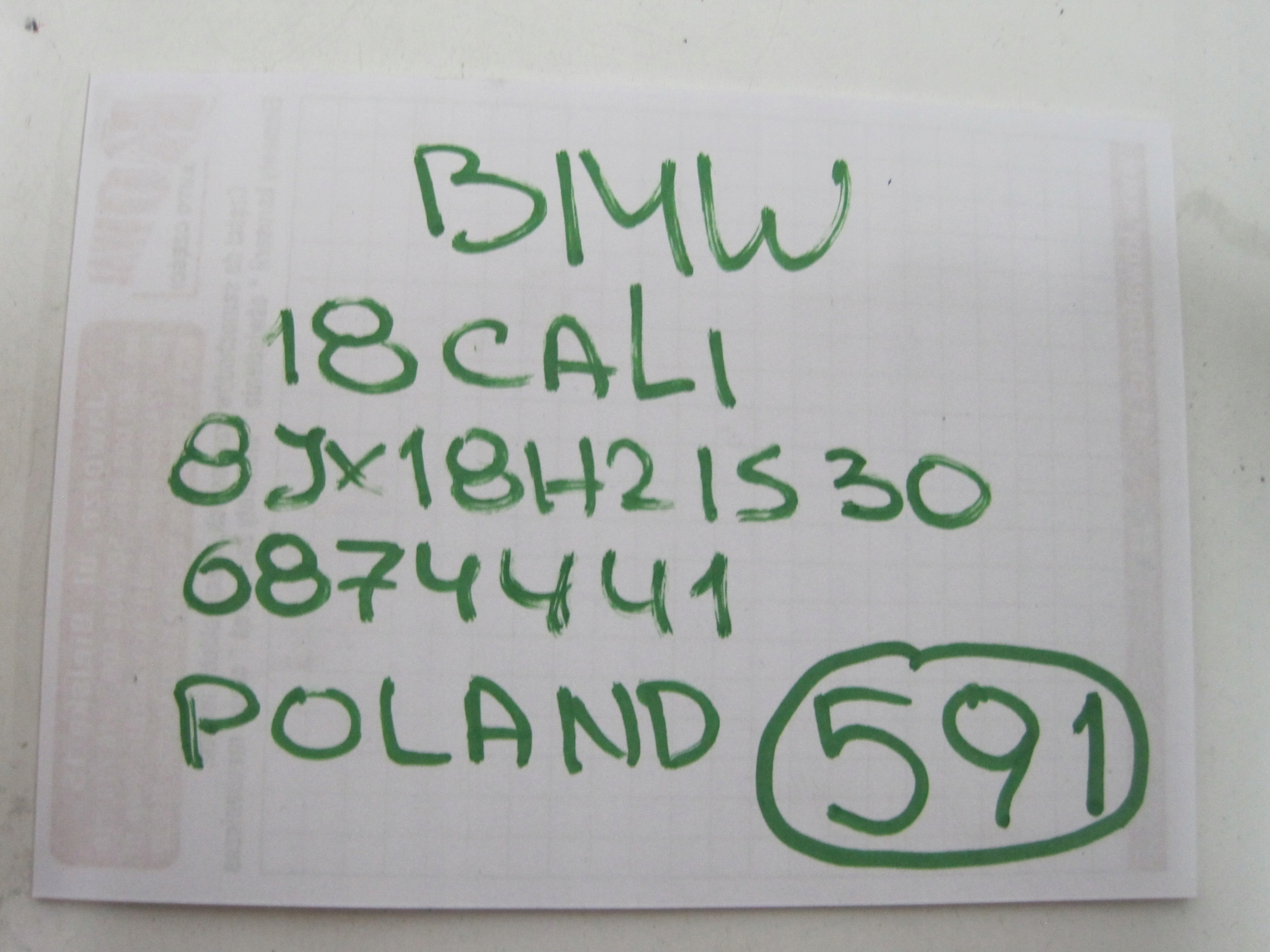 disk BMW G30 G31 R18 IS30 6874441