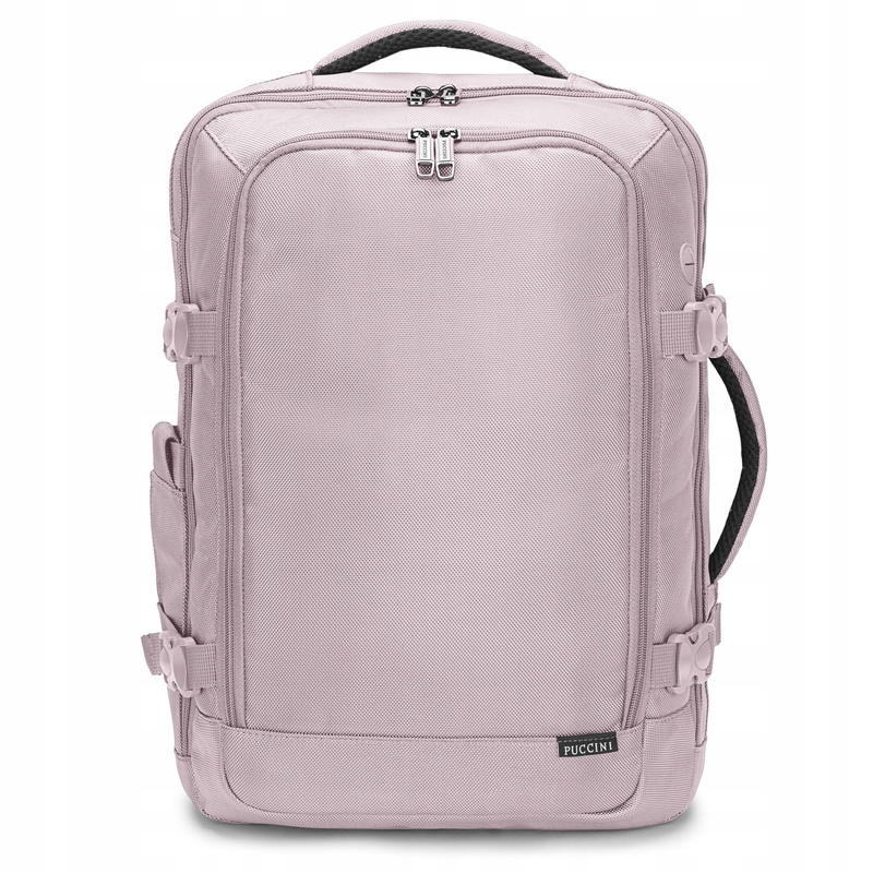 Plecak Puccini PM9031 różowy, podróżny, na laptopa 16''