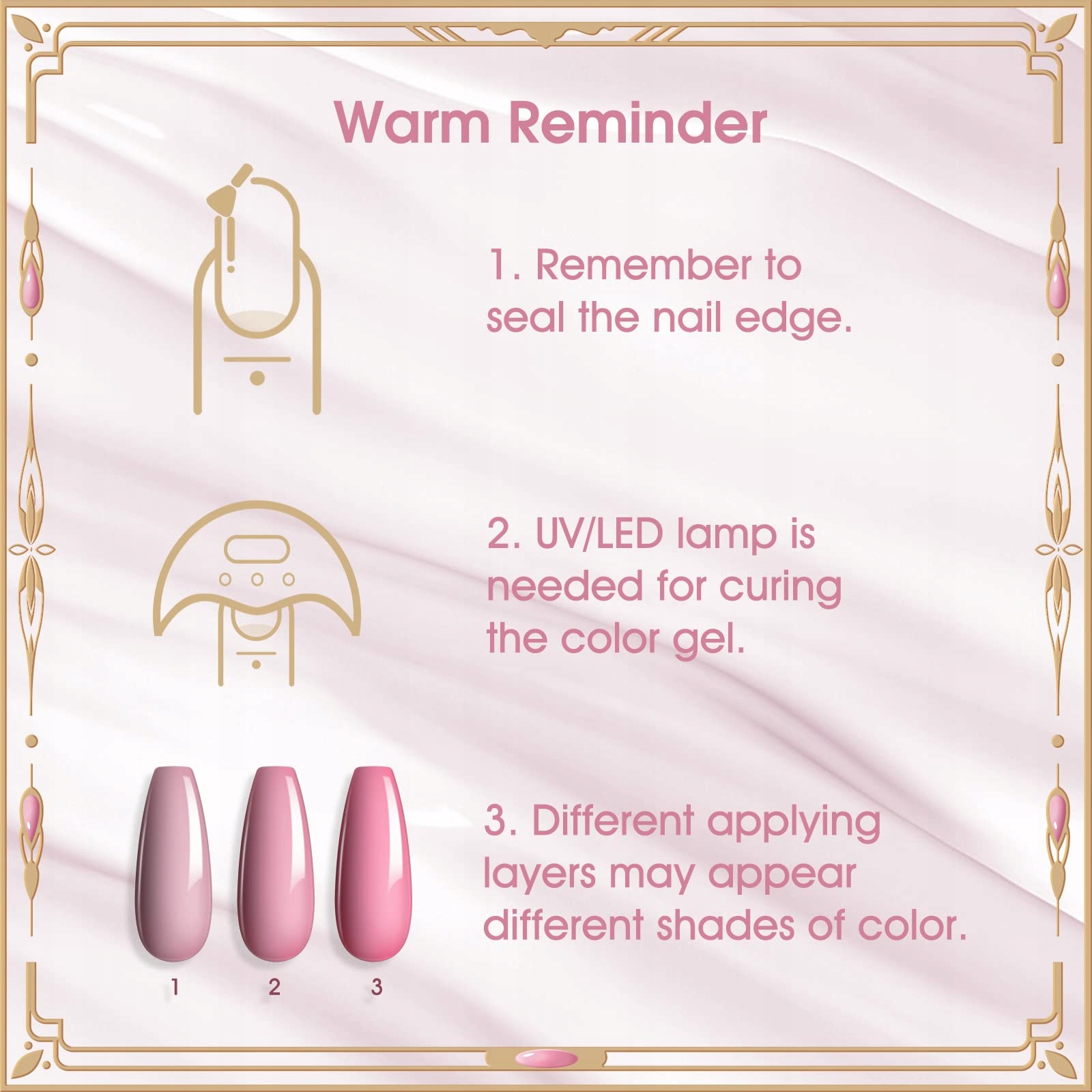 ROSALIND Shellac Starter Kit: 48W Lamp, 6 Colors, 10ml UV Gel, Matte Top — miniatura 7