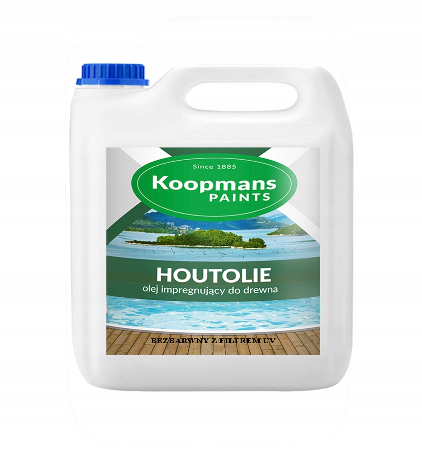 Koopmans Houtolie 2 litry profesionální Bezbarvý olej pro každé dřevo