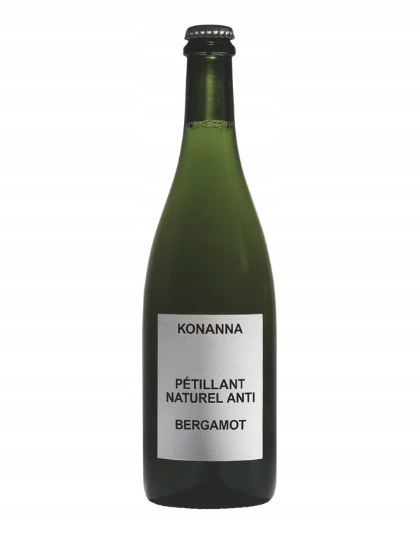 Fermentovaný nápoj Konanna Bergamot 750 ml 0% bylinný šumivý bez alkoholu