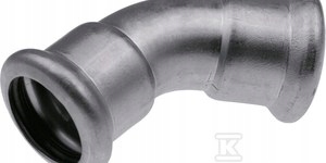 Koleno 42 MM-45 St Inox Press