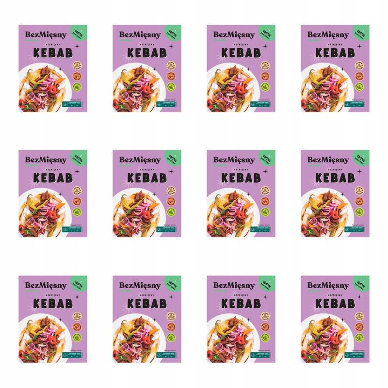 Bezmięsny Kebab 160 g Bezmięsny X12