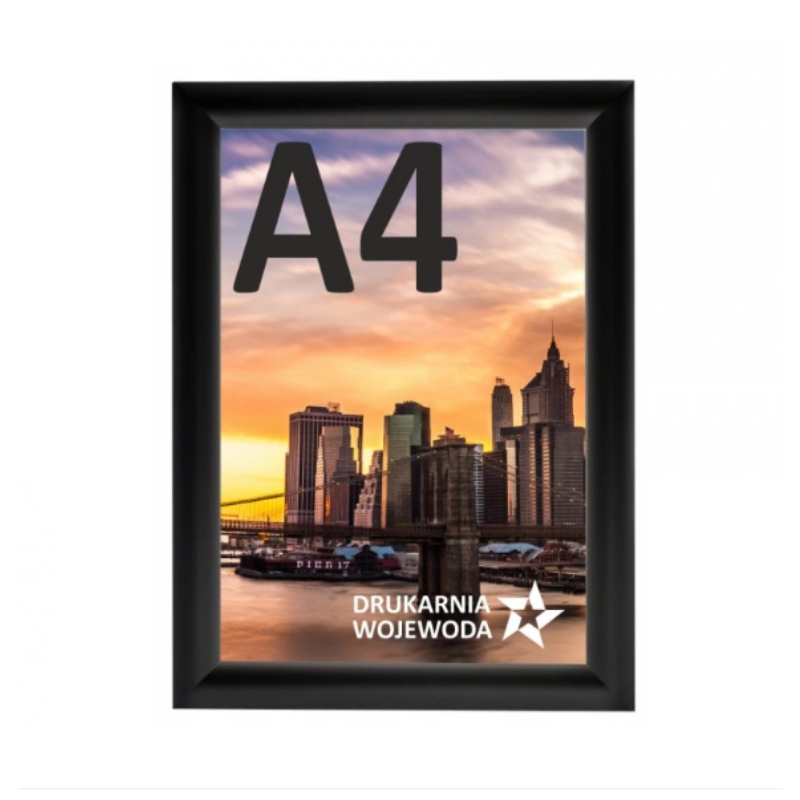 

Ramka Reklamowa Owz Aluminium A4 Czarna