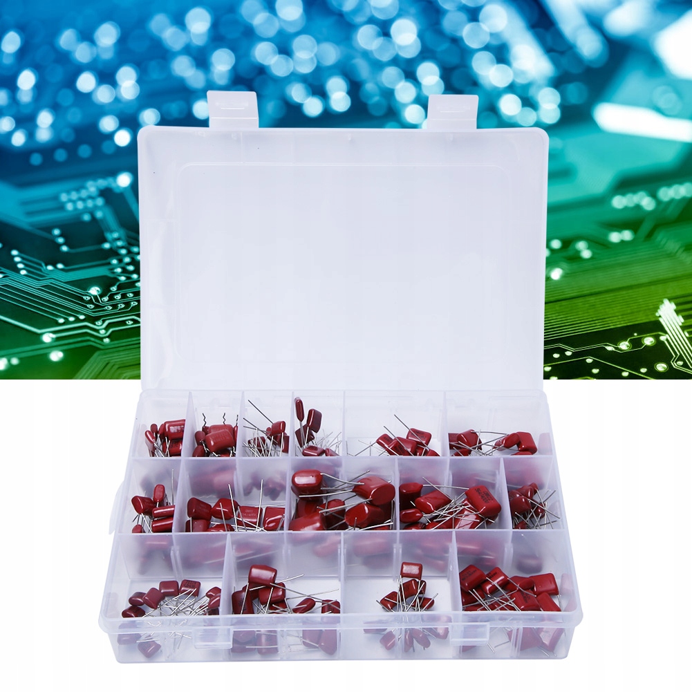 180 szt. Asortyment kondensatorów z folii polipropylenowej Cbb 0Y