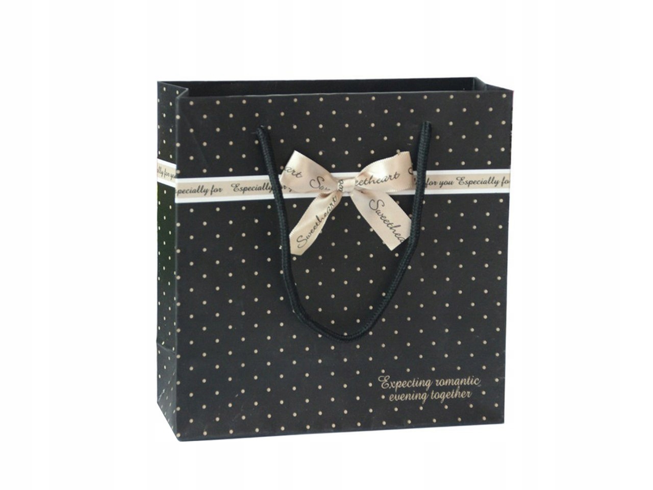 

Torebka prezentowa średnia kokarda