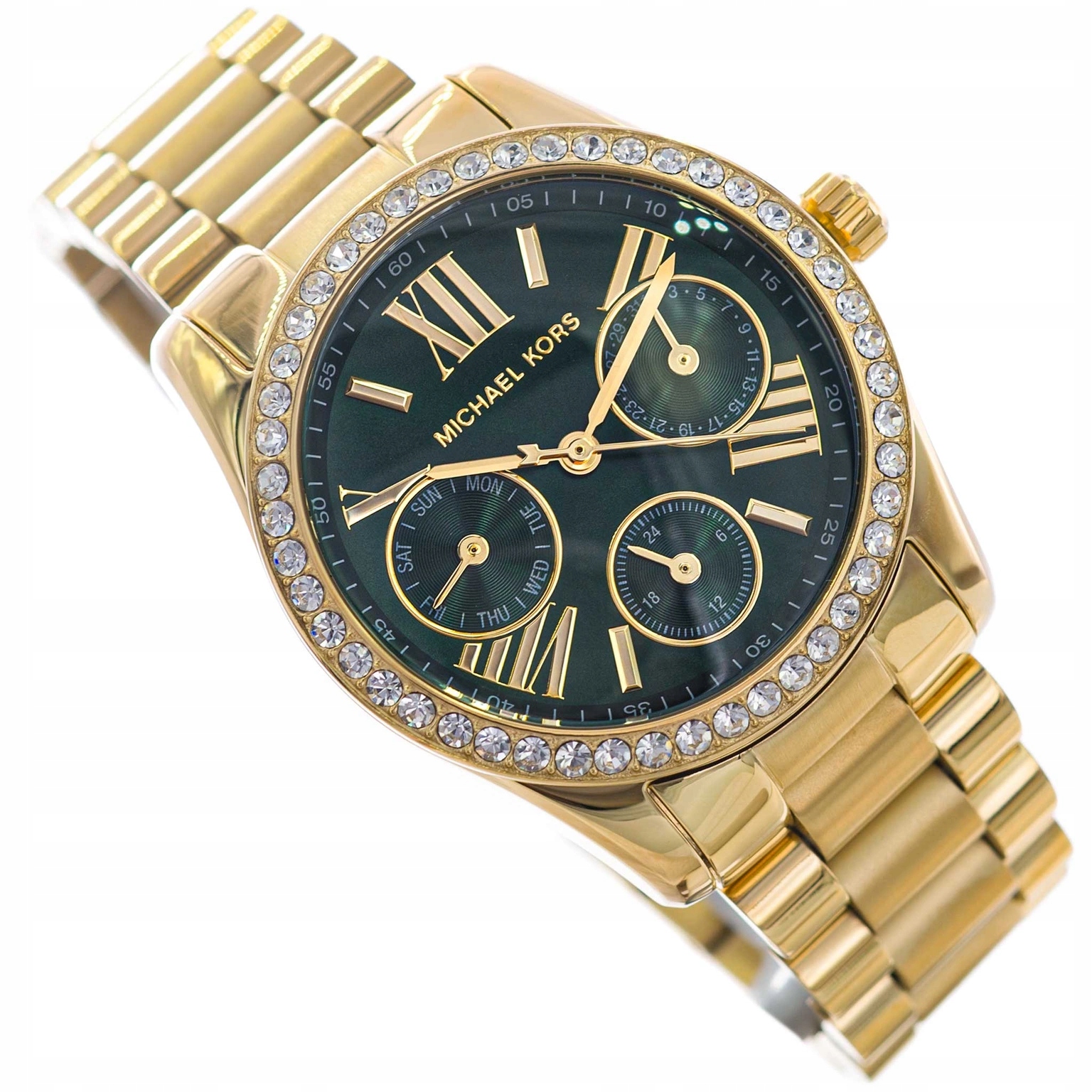Dámské Hodinky Michael Kors MK4924 Lexington Zlaté Na Náramku, Elegantní