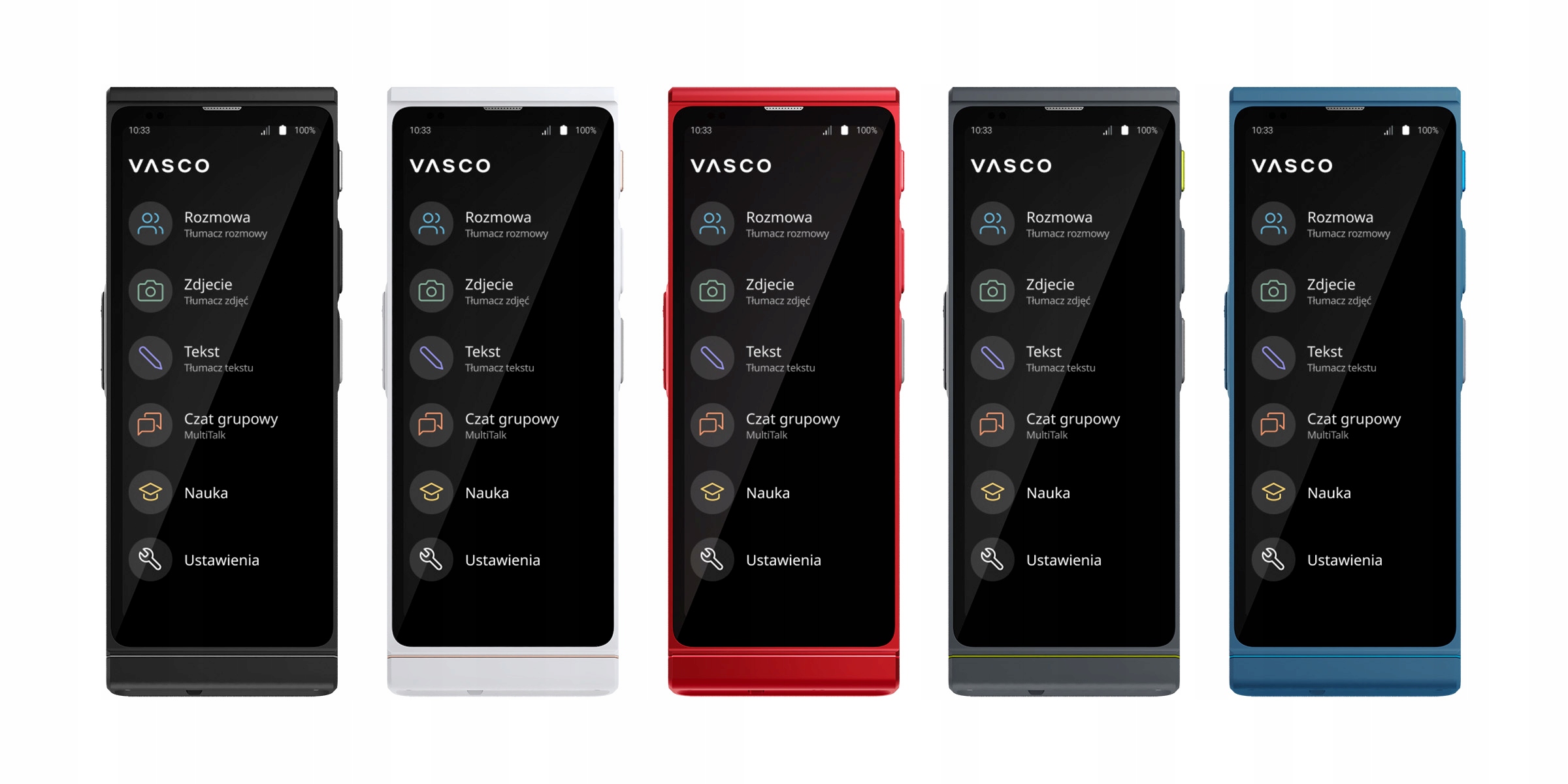 Elektroniczny Tłumacz | Vasco Translator V4 Model M3 Mint Leaf