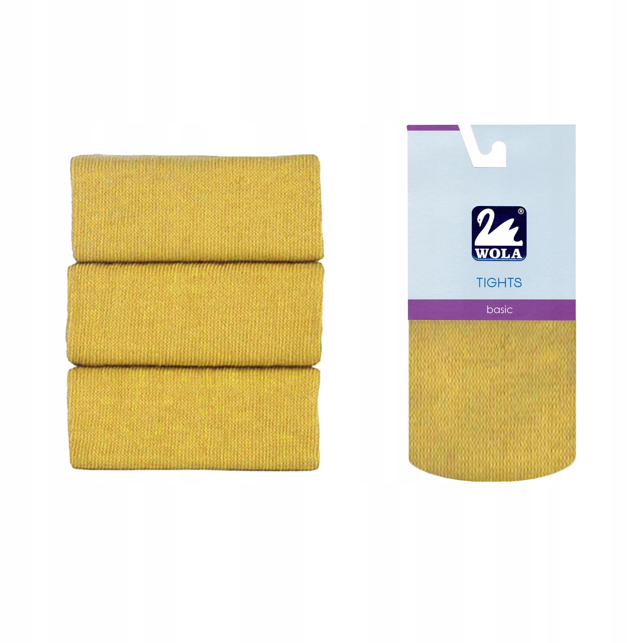 

Rajstopy bawełniane Wola Basic,YELLOW A55, 128-134