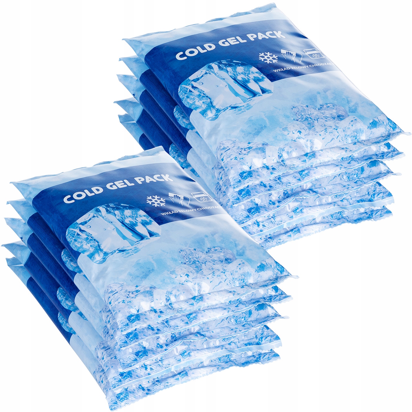 

Wkłady Żelowe Chłodzące Kompres Chłodzący 10x450g