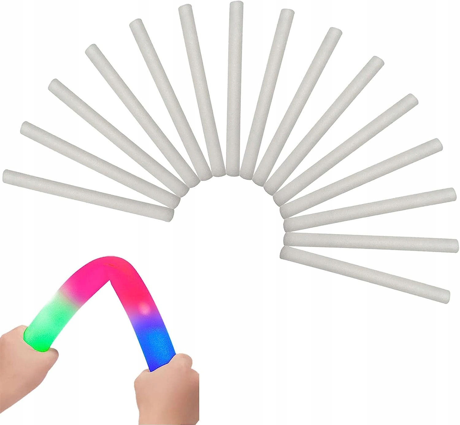 PAŁKA PIANKOWA ŚWIECĄCA LED MIECZ ŚWIETLNY PAŁKI LED NA STÓDNIÓWKA 10szt EAN (GTIN) 5905567726354