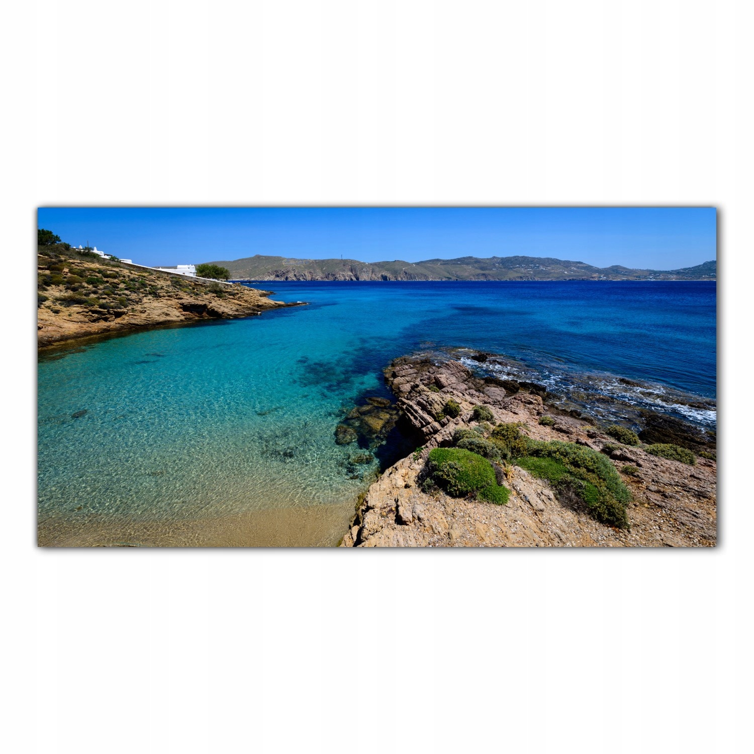 Ostrov Ocean Voda 140x70 Tvrzené skleněné panely