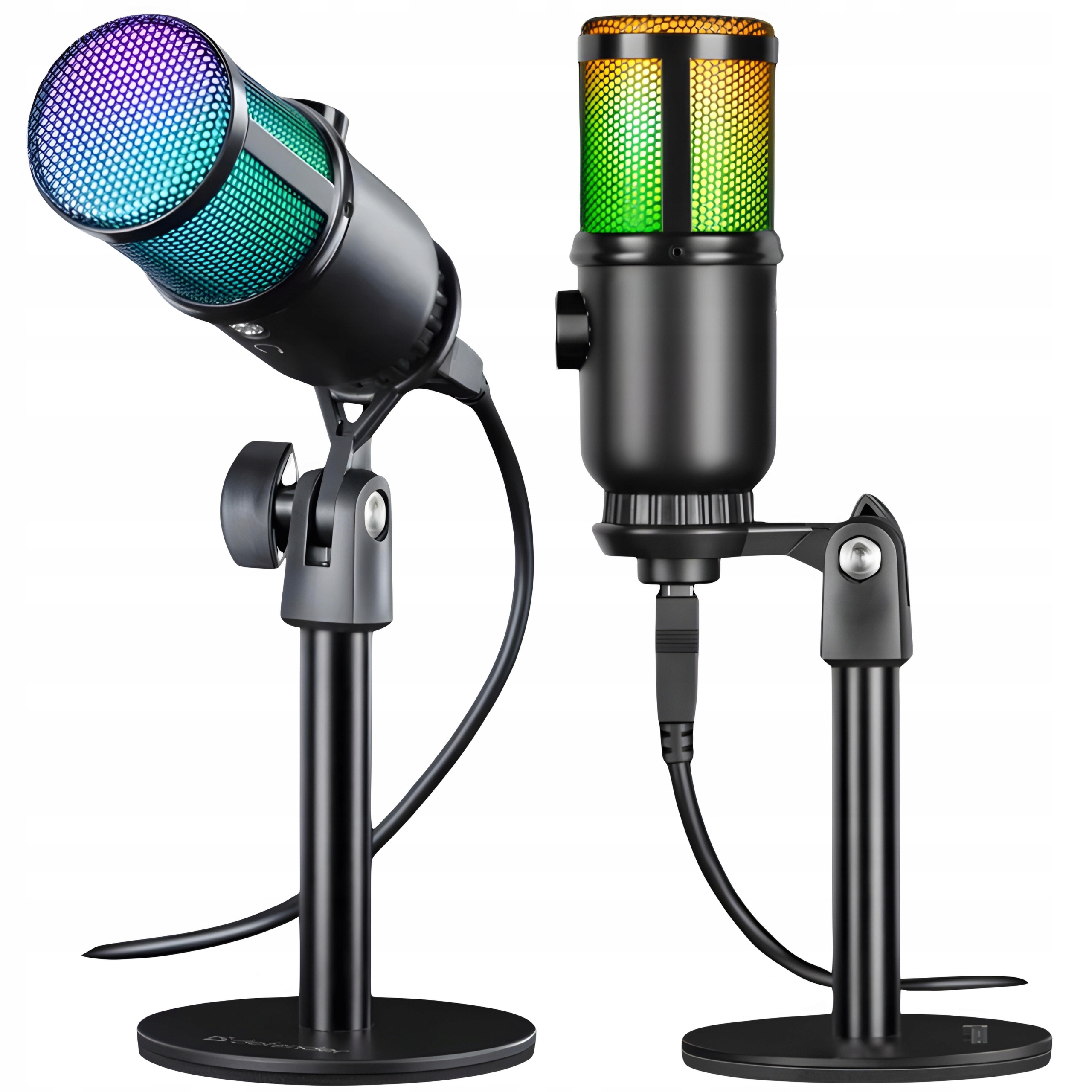 Rgb Streaming počítačový studiový kondenzátorový mikrofon Usb