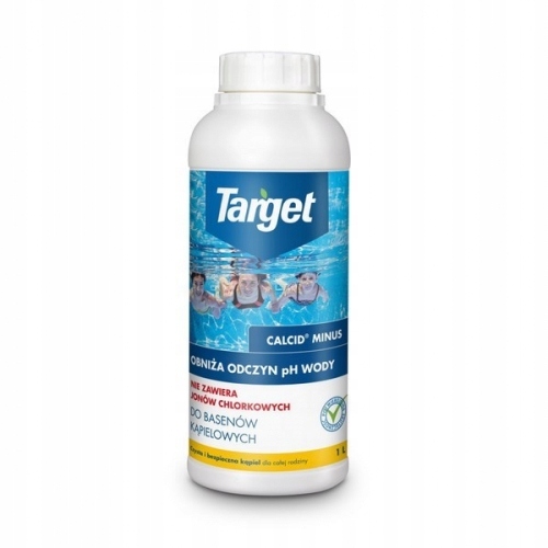 

Target Calcid Minus do basenu obniża pH wody 1L