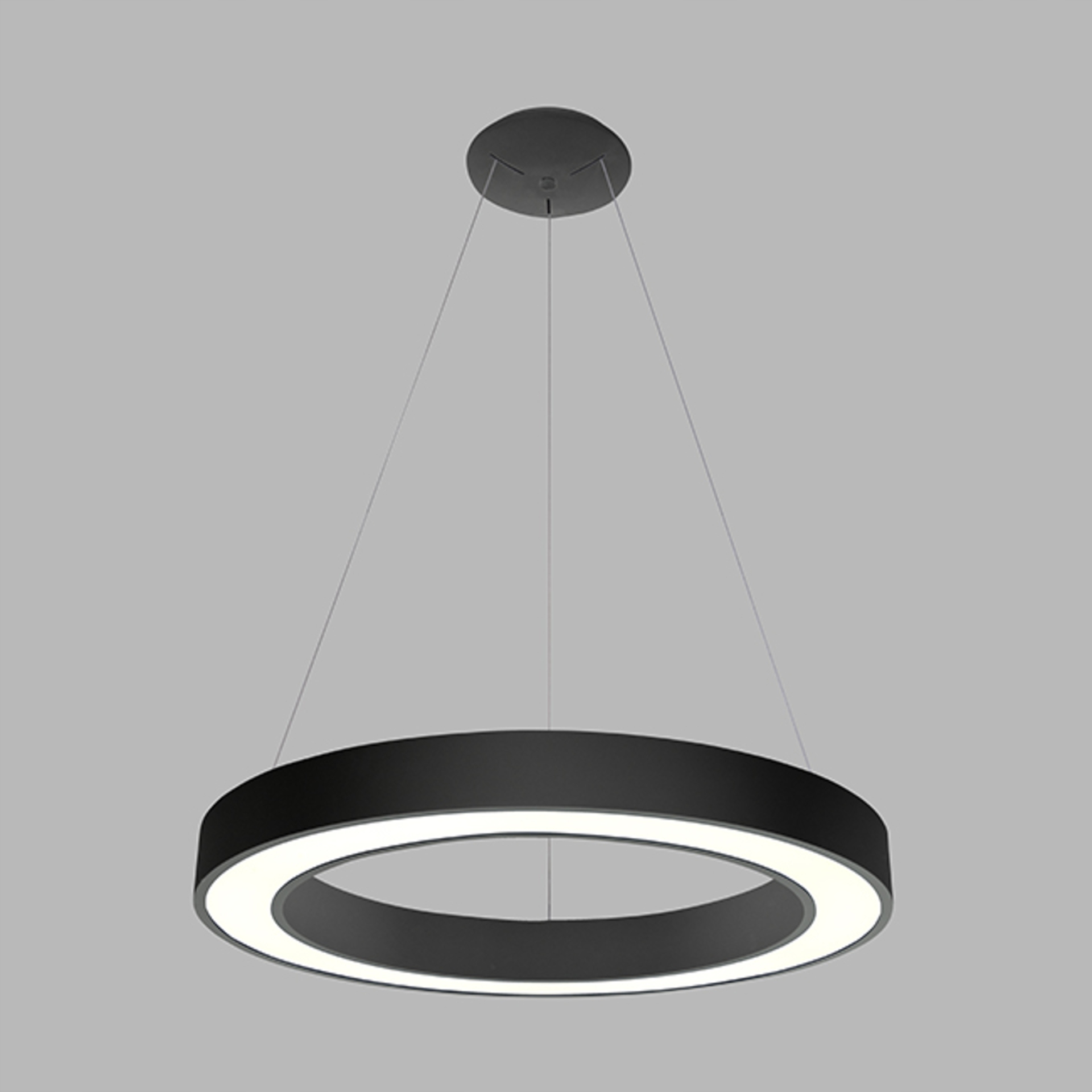 LED2 3270753DT Saturn 60 Pz, B DIM 50W 2CCT 3000K/4000K závesné čierne