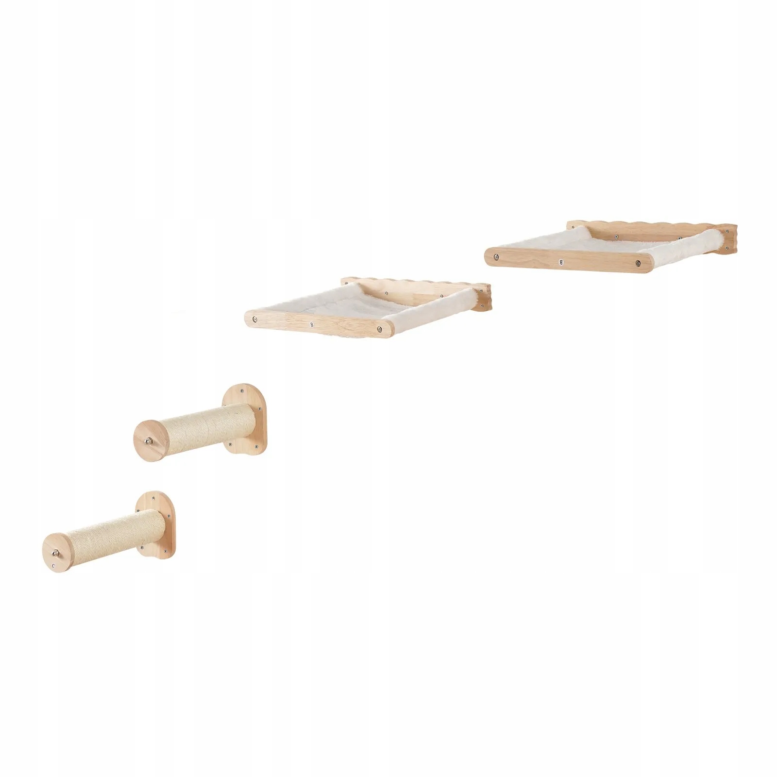 Závěsné police pro kočky 3-dílná sada