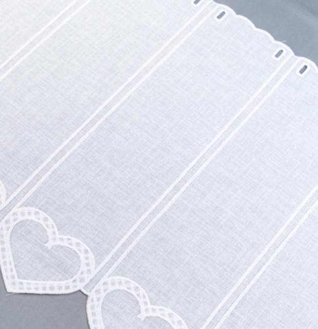 

Firanka Zazdroska Haftowana White I Natural 60 cm