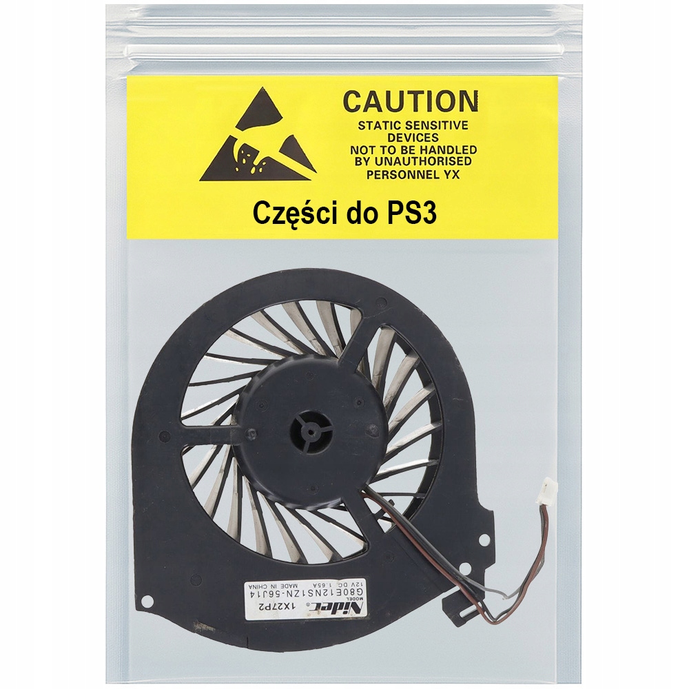 Wentylator, wiatrak chłodzący do konsoli PlayStation 3 Slim 3000 Org