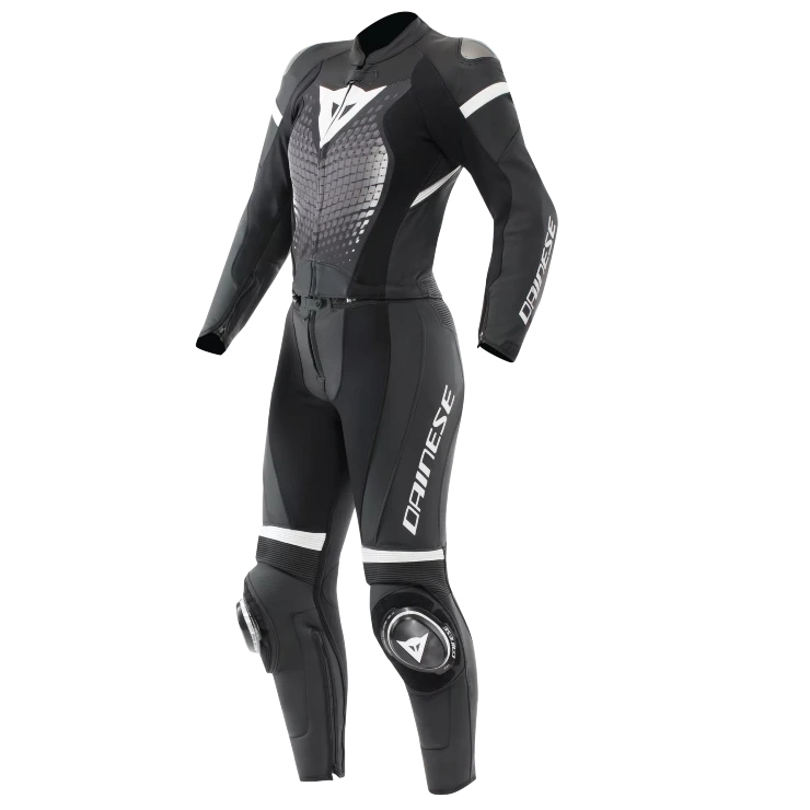 Dainese Fulminea Lady 2 Pc Black/white Dámsky Dvojdielny Overal 48