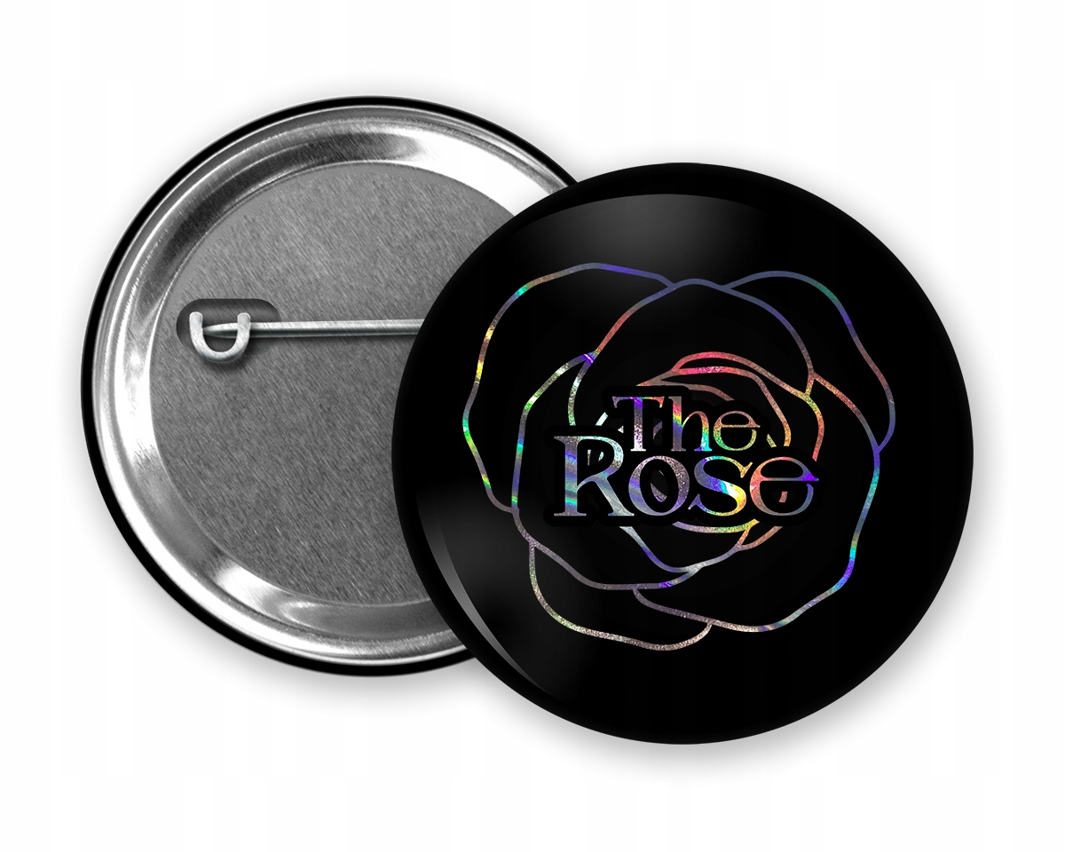 PRZYPINKA HOLO LOGO ZESPÓŁ THE ROSE K-POP