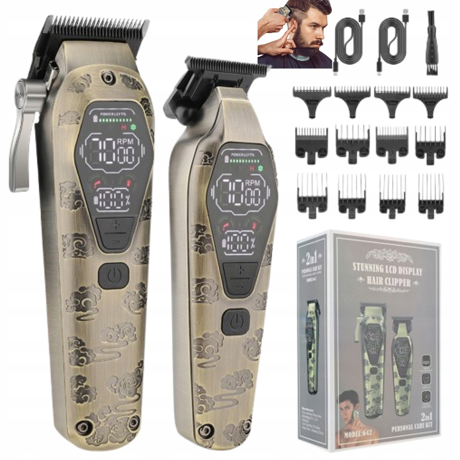 Sada pro úpravu účesů pro celou rodinu Zastřihovač vlasů