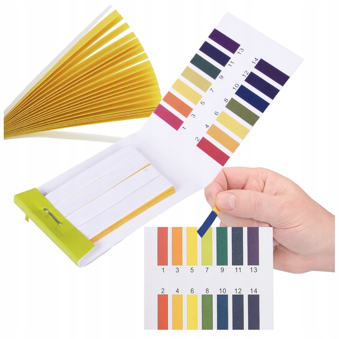 

Paski Papierki Lakmusowe Pomiar Ph 1-14 80szt