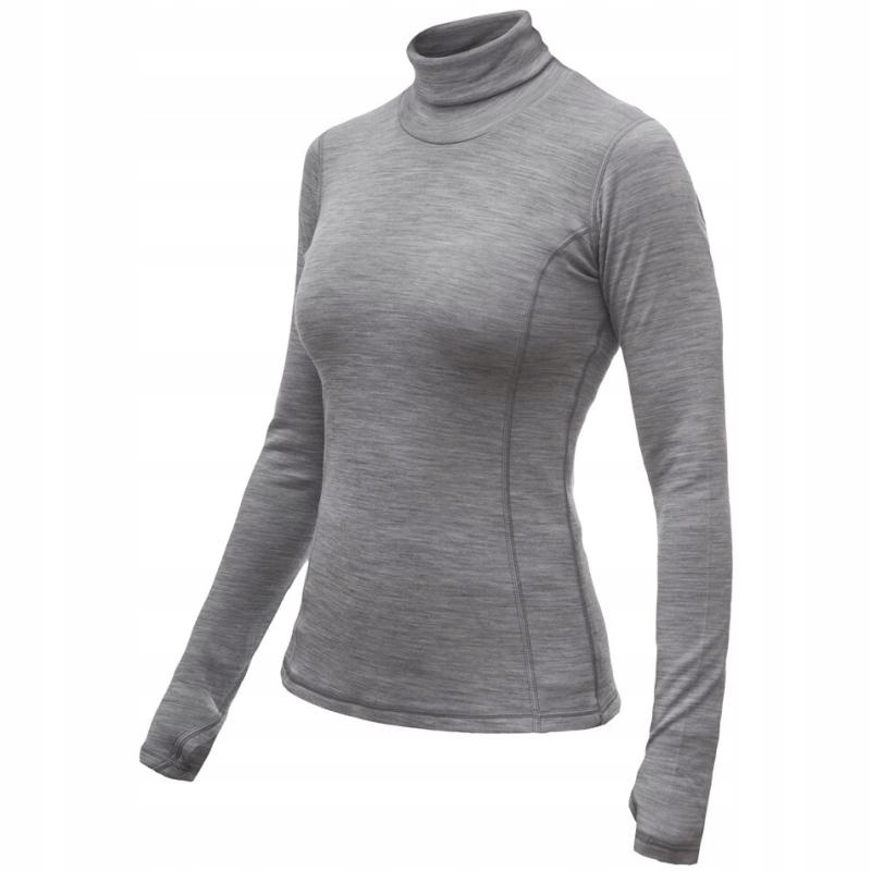 Sensor Triko Merino Bold Roll Neck dámské dlouhý chladně šedá 2XL
