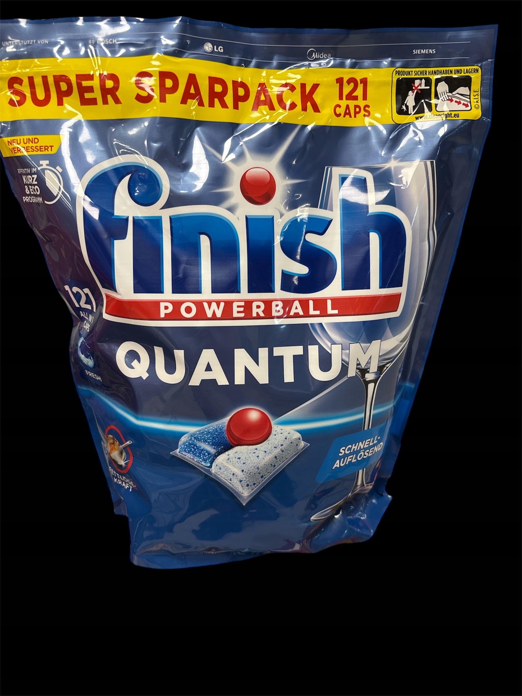 Levně Finish quantum Powerball 121 kapslí