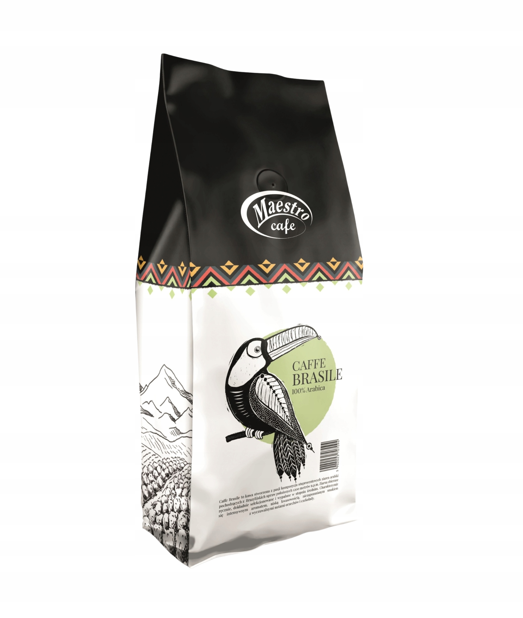 Levně Arabica Maestrocafe Brasile Káva 1000 g
