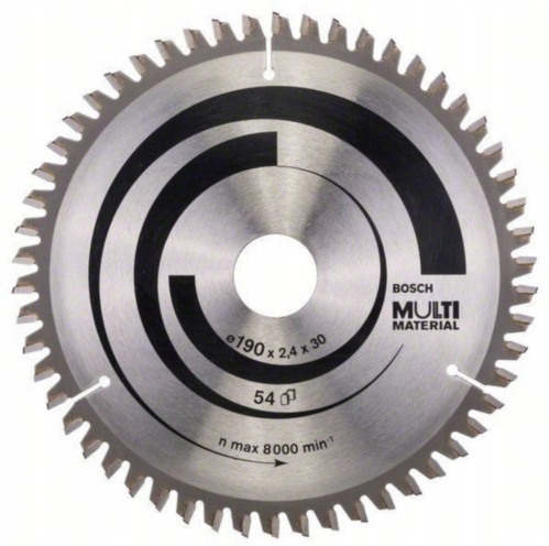 Kotouč pro pilu MultiMaterial 190X30 54z Bosch