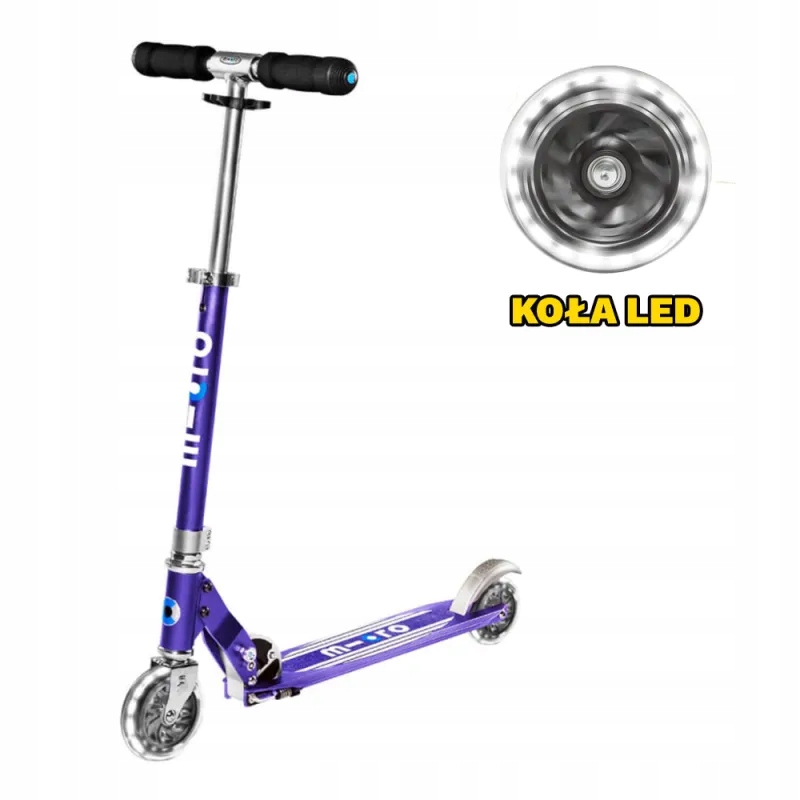 Hulajnoga Micro Sprite Led Blue Stripe SA0217