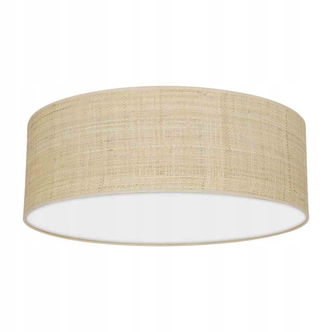 Stropné svietidlo Marshall White Rattan 3xE27 Ø50cm