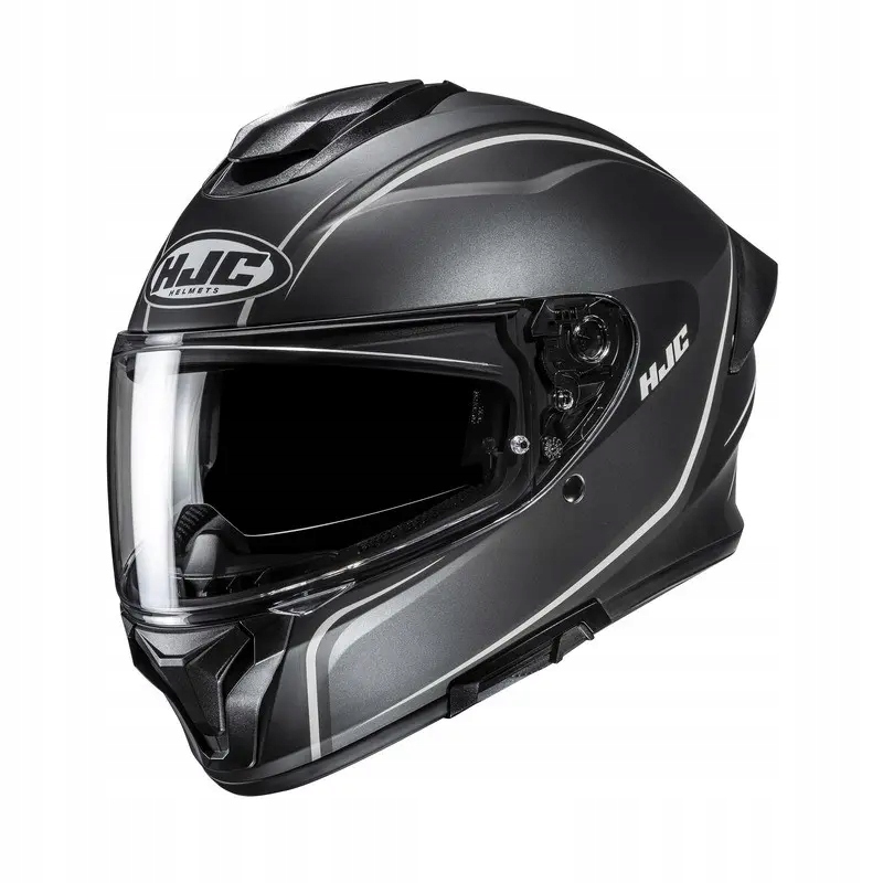 Motocyklová prilba Hjc C71 Quez Black Grey S