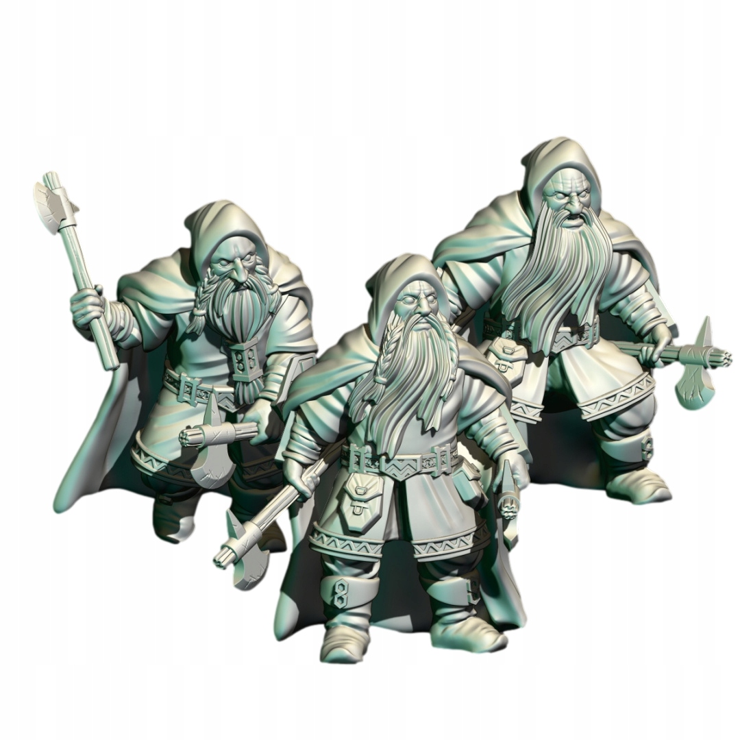 Rangers with Axes - x1 Figurki LOTR MESBG