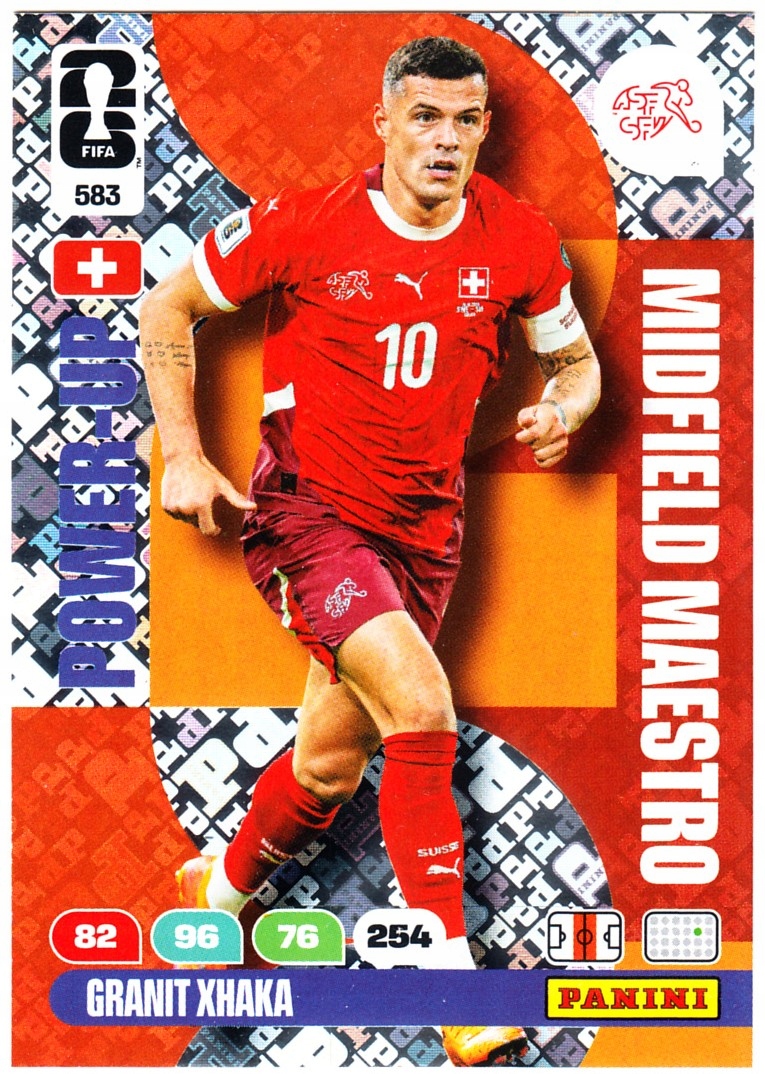 Panini Fifa World Cup 2026 Midfield Maestor Granit Xhaka 583