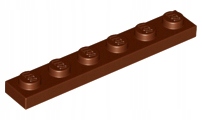 

Lego 3666 Płytka 1x6 brązowa Nowa (1g)