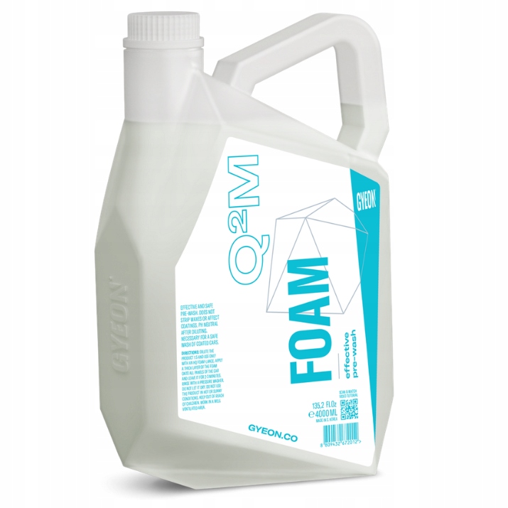 Gyeon Q²m Foam 4L – aktívna pena na predumývanie