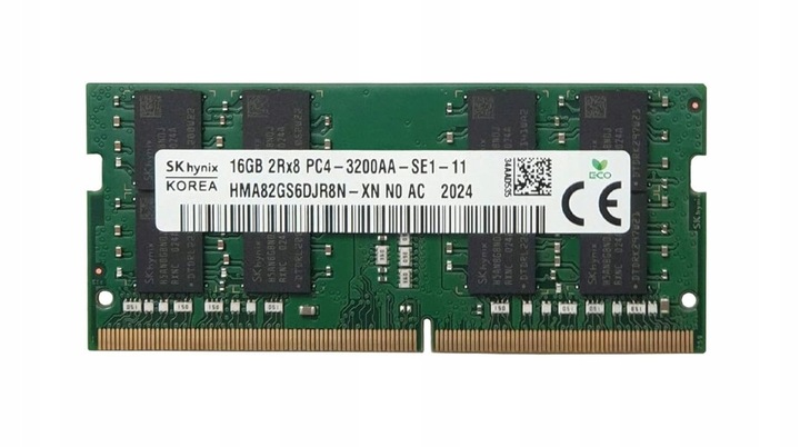 Pamäť Ram 16GB DDR4 Sk Hynix 3200 MHz 1.20V PC4-3200V