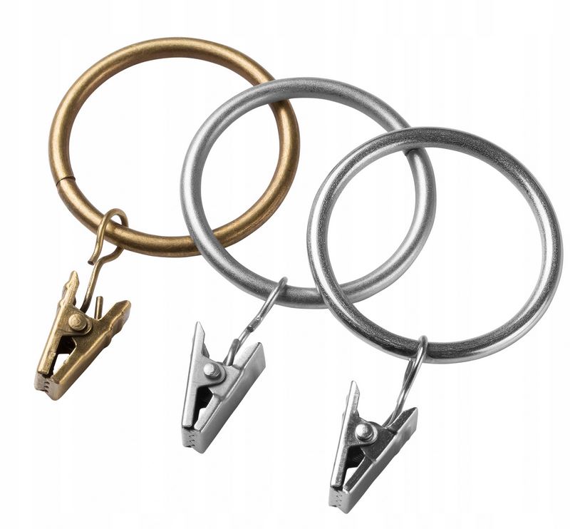 ŻABKA METALOWA DO KARNISZA 4X34MM Z KÓŁKIEM 10 SZT Kod producenta C830