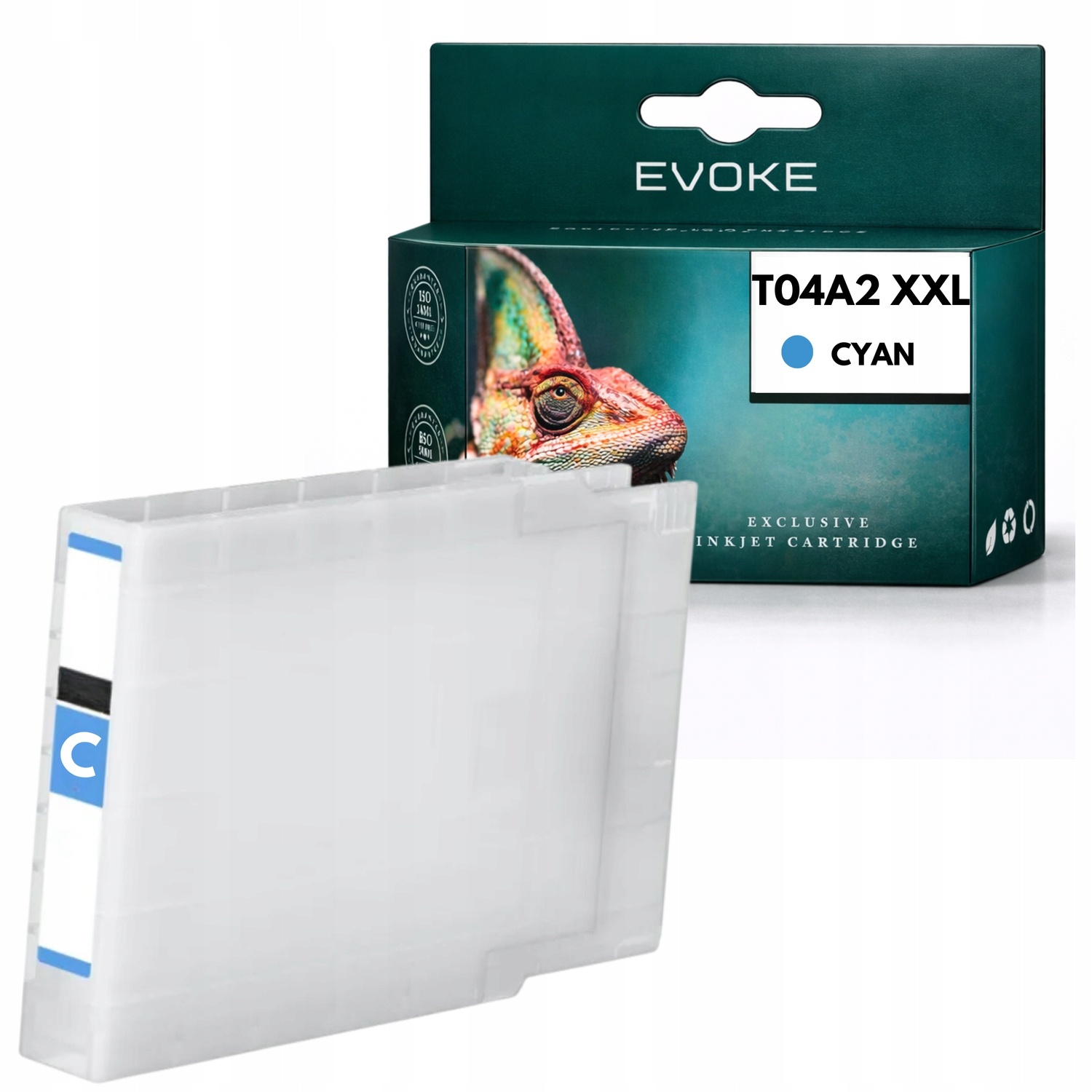 Inkoust pro tiskárnu Epson T04A2 cyan T04AC WF-C8190DW WF-C8190DTWC