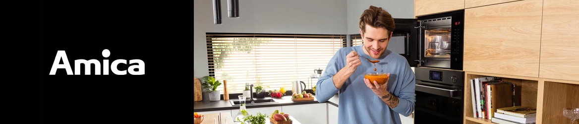 Kuchenka mikrofalowa AMICA AMMB25E2SGVB Q-TYPE 25L Sterowanie elektroniczne