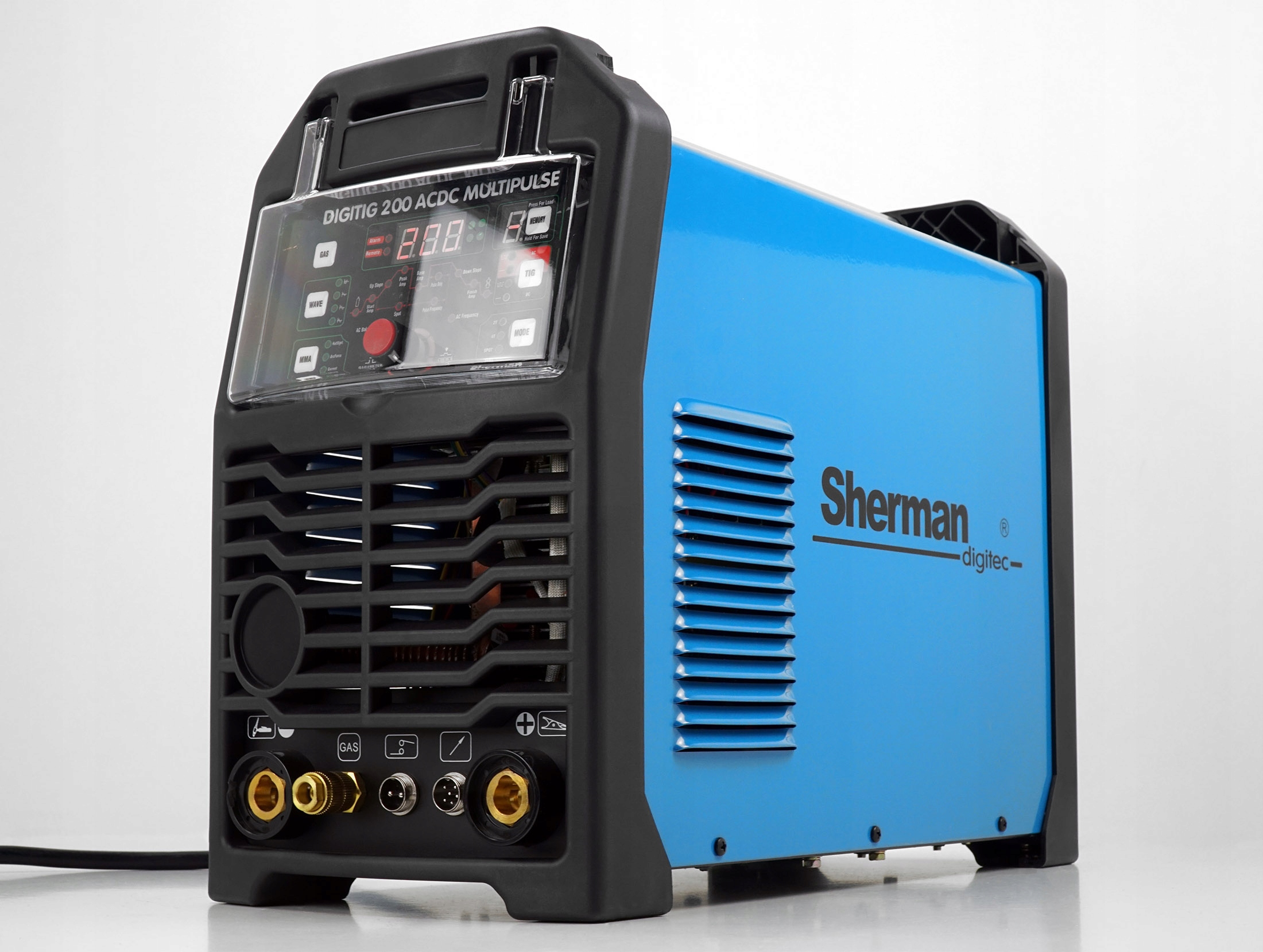 Spawarka inwertorowa Sherman TIG MMA AC/DC Puls Model DIGI TIG 200 AC/DC MULTIPULSE