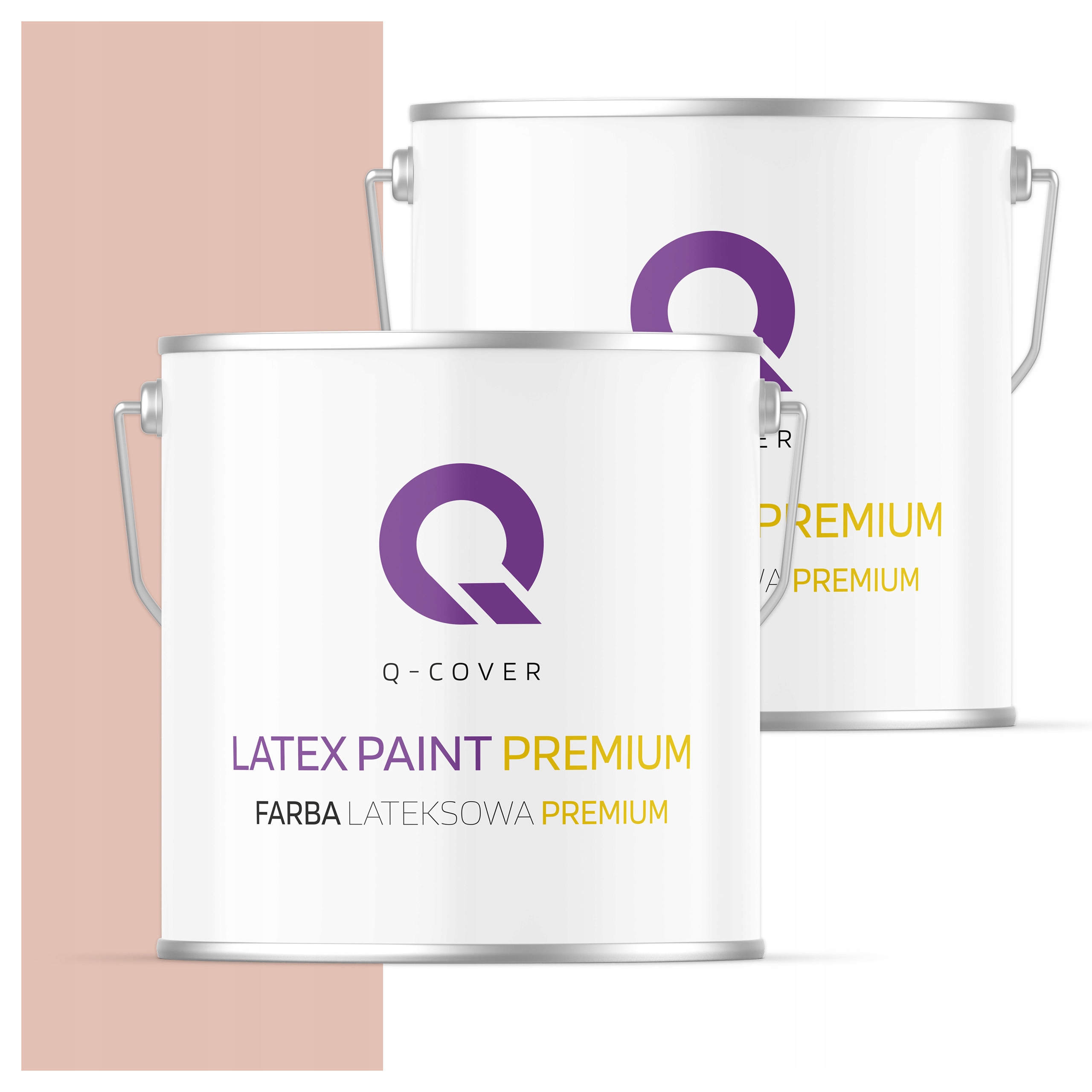 Plamovzdorná farba Umývateľná na steny stropov 5L Hlboká matná Benátska ruža