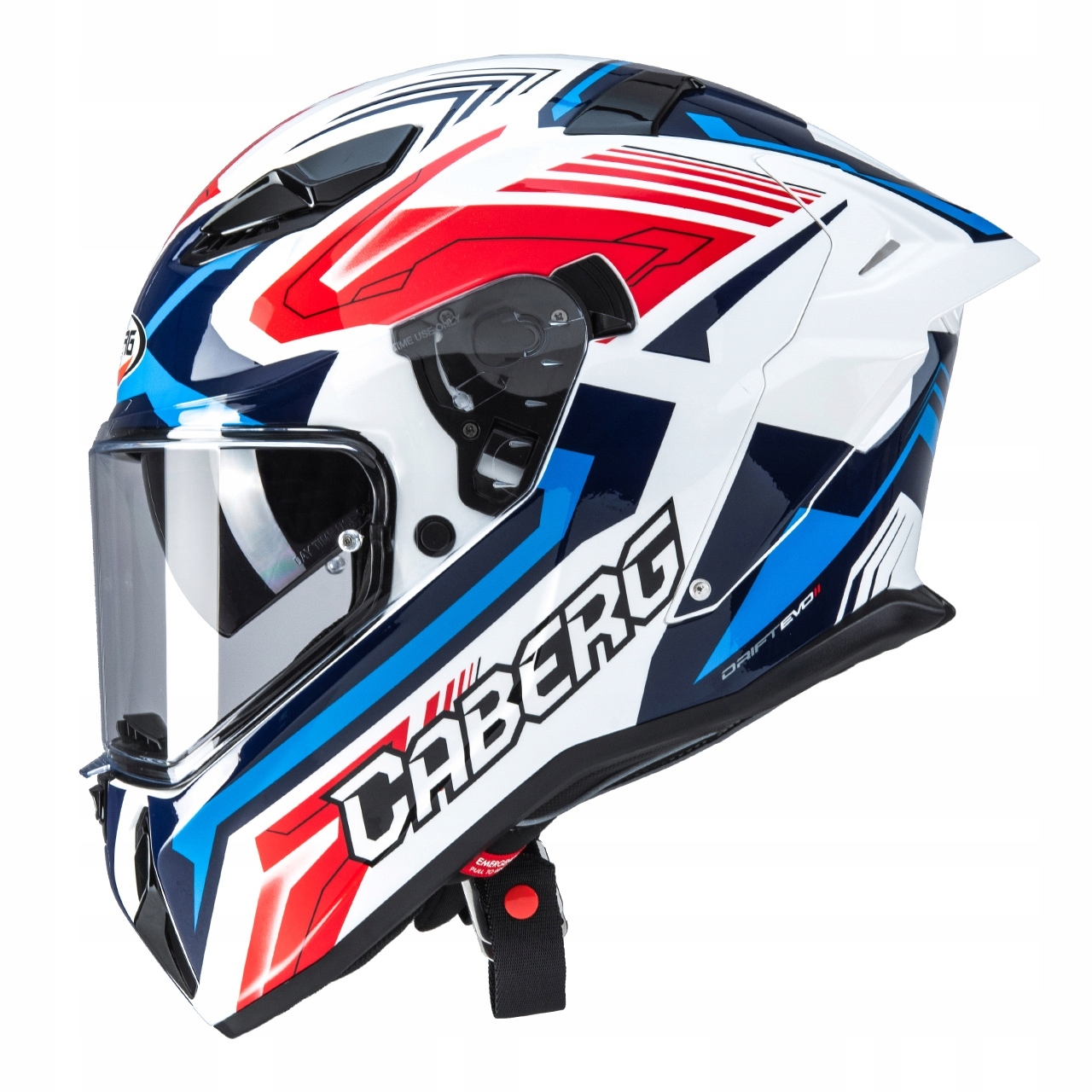Caberg Integrálna Prilba S Blendou Model Drift Evo II Jarama Farba Biela/červená
