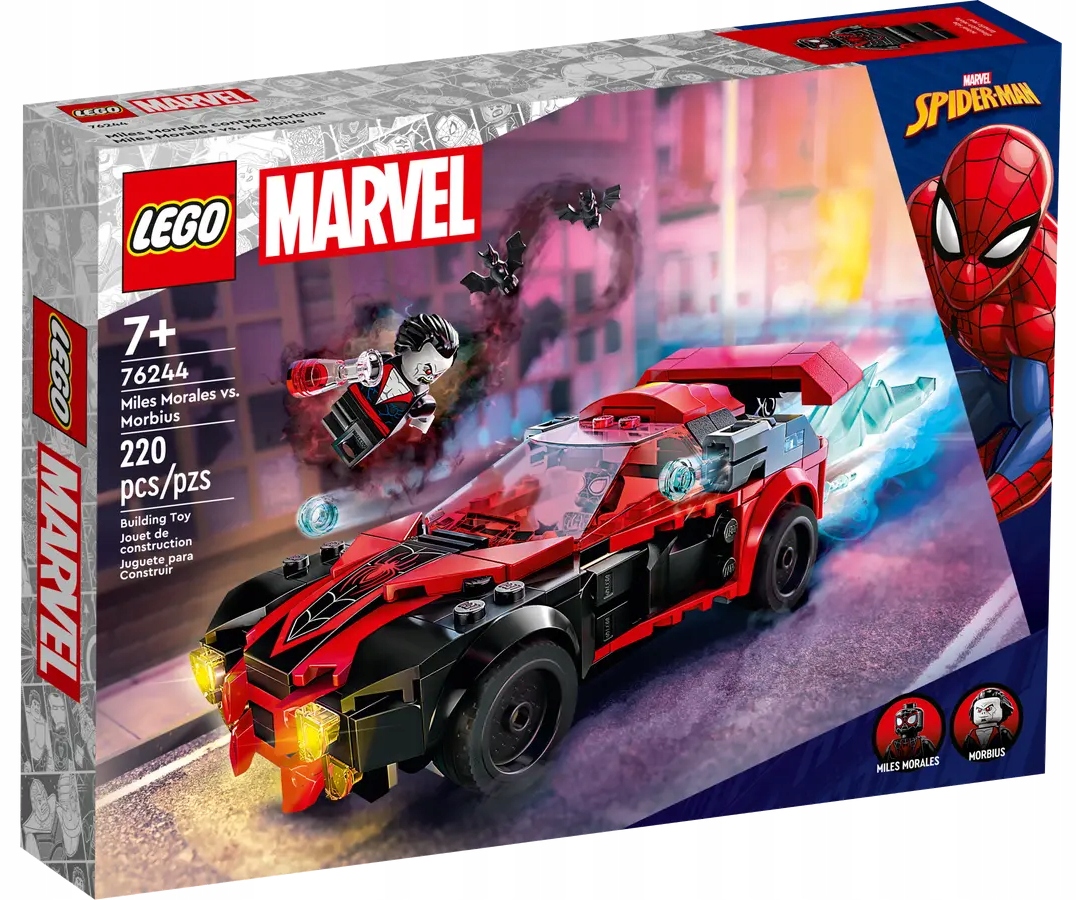 Lego Heroes Miles Morales Versus Morbius Sada Kostek 76244